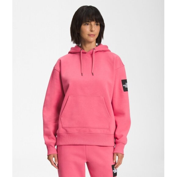The North Face Tops - The North Face Heavyweight Box Fleece Hoodie Pink